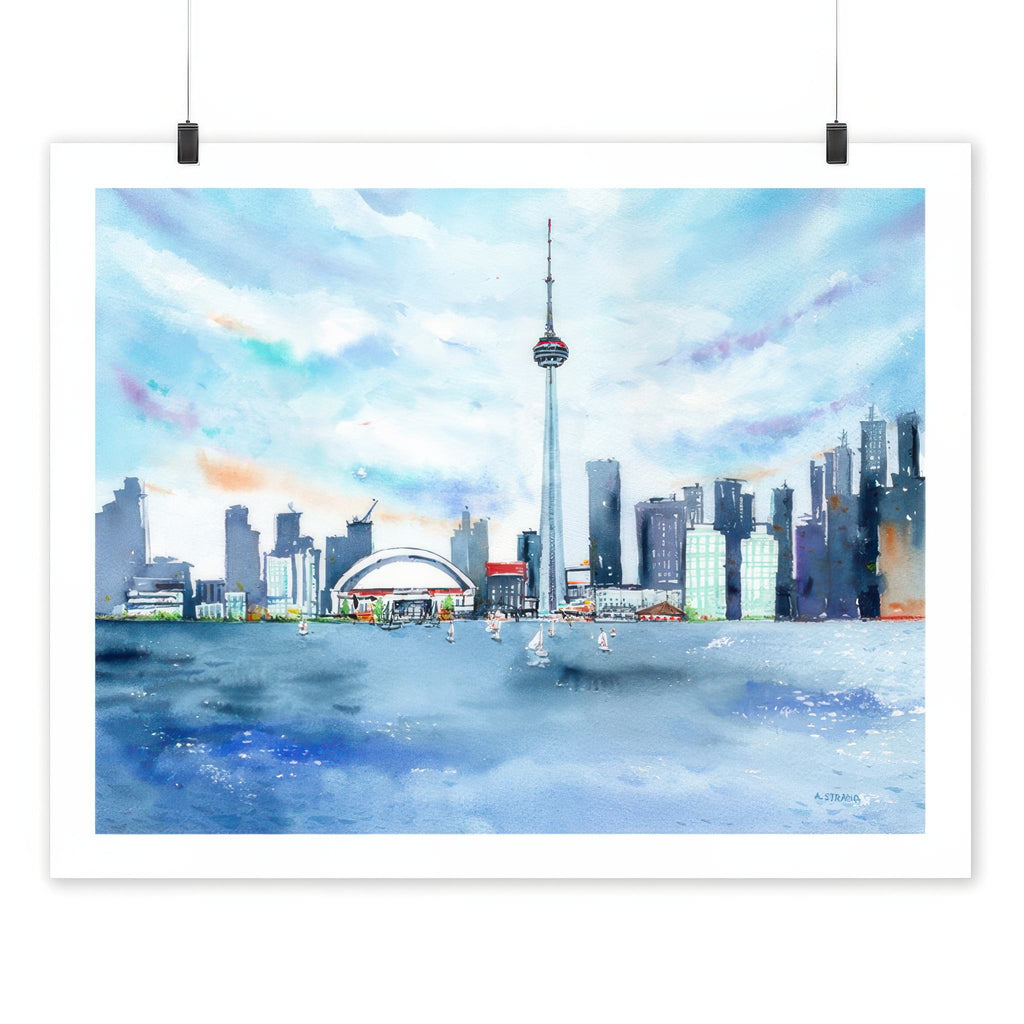 Toronto Skyline Fine Art Print 8 x 10.
