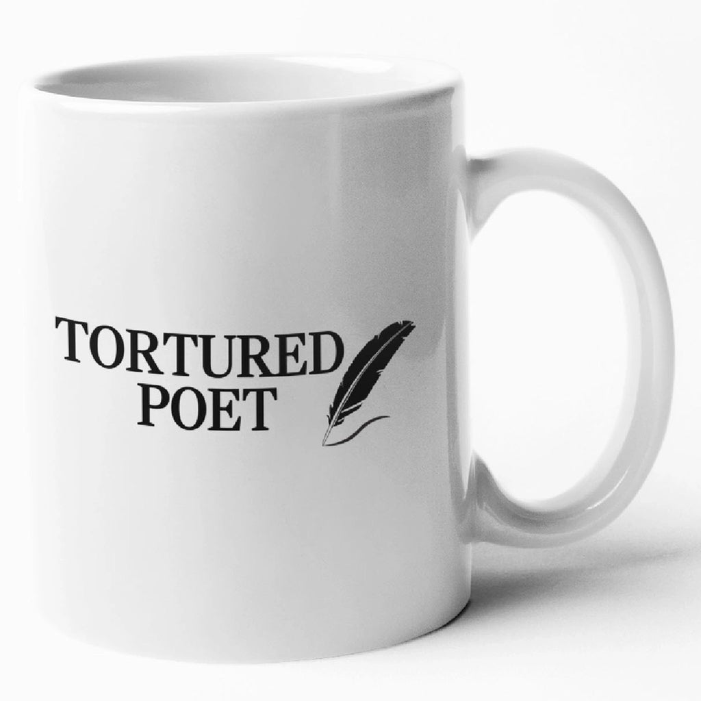 Tortured Poet Taylor Swift Coffee Mug white.