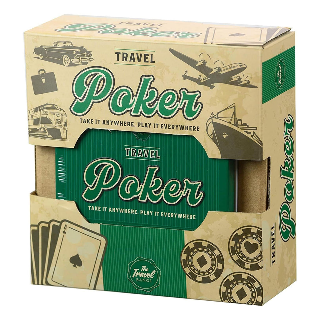 Travel Poker packaging.