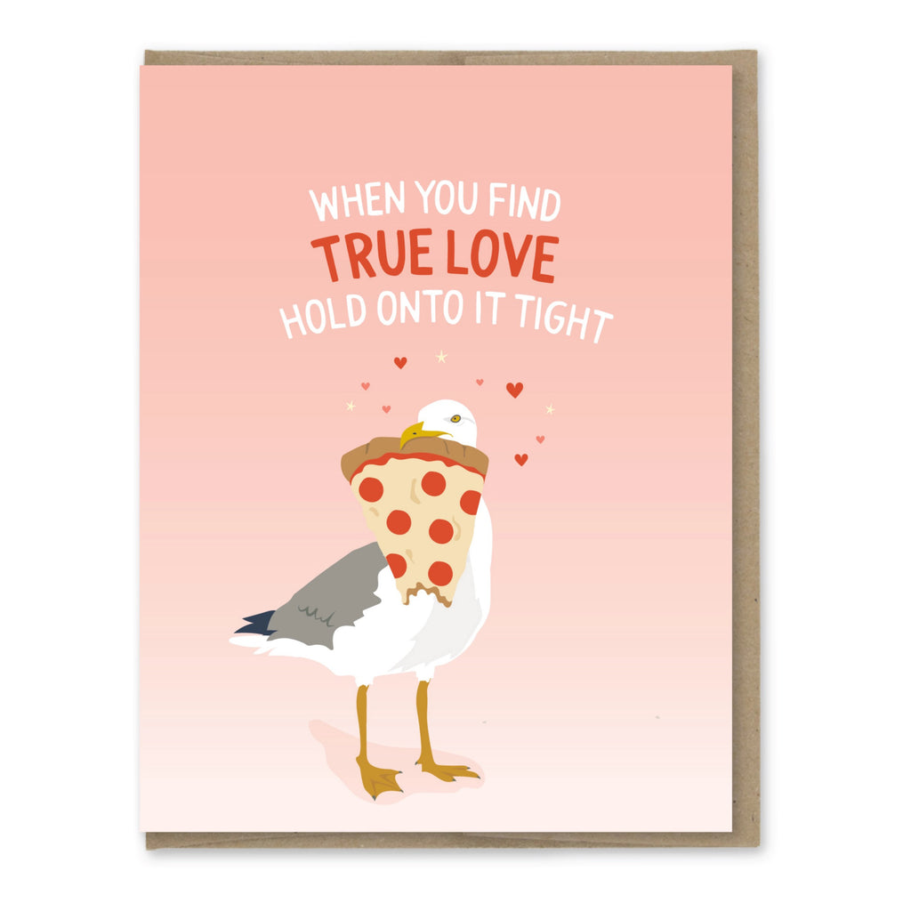 True Love Seagull Card.