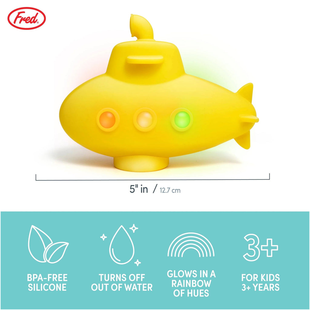 Tub Sub Light Up Bath Toy features.