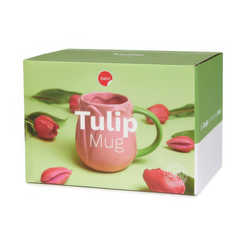 Tulip Mug Pink packaging.