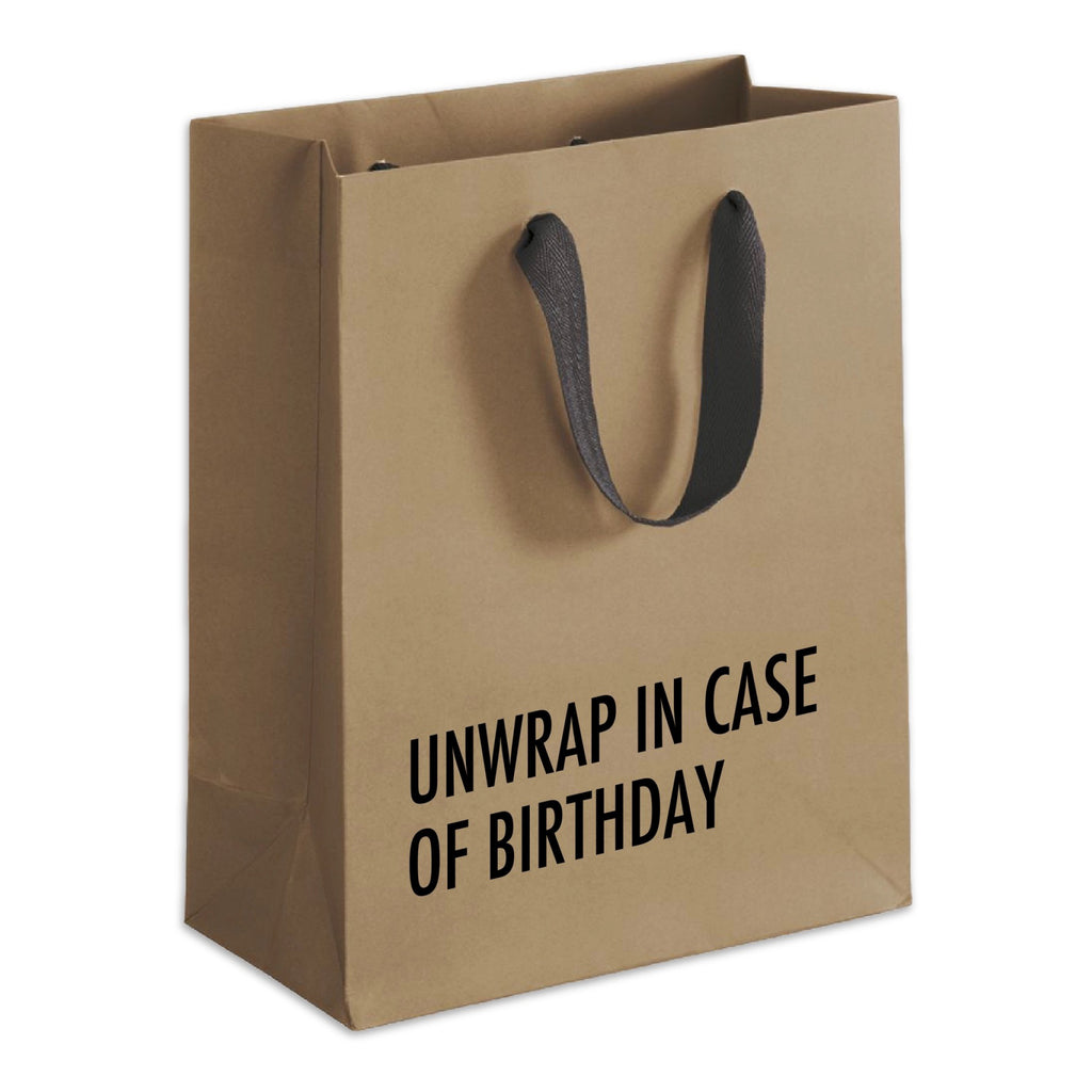 Unwrap Birthday Gift Bag.