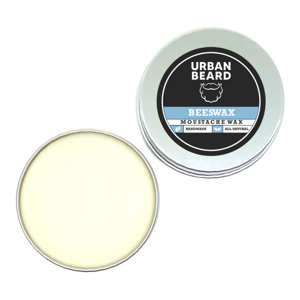 Urban Beard Moustache Wax Beeswax Open.