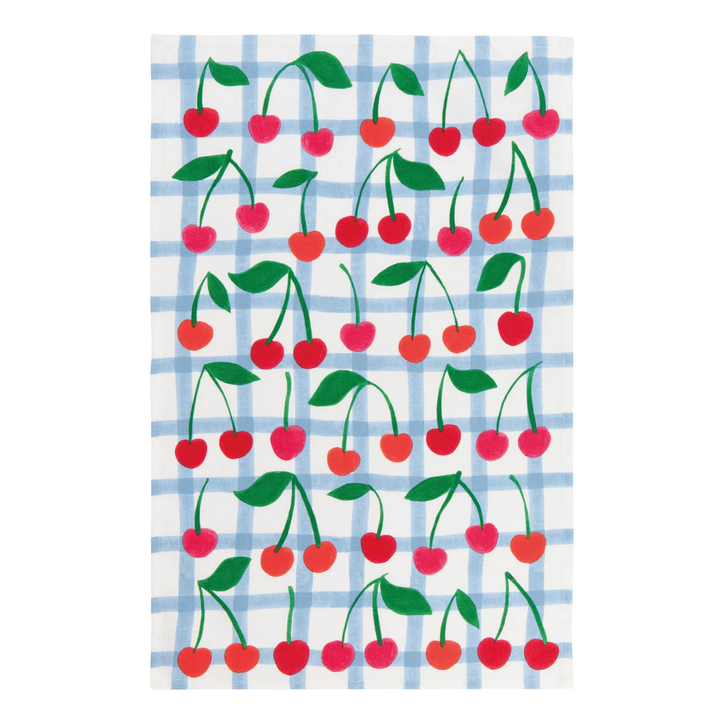 Very Cherry Printed Dishtowel.