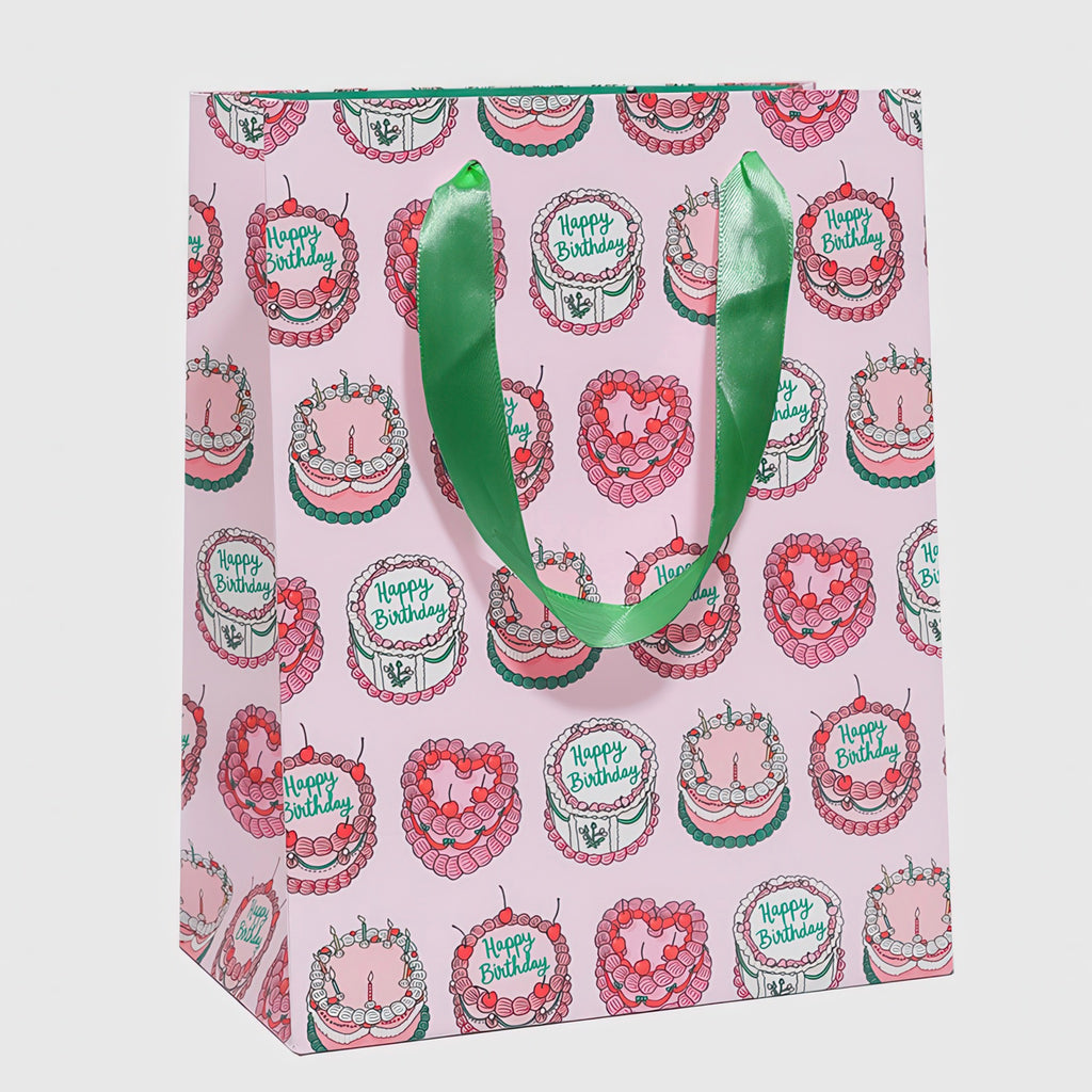 Vintage Cakes Birthday Gift Bag.