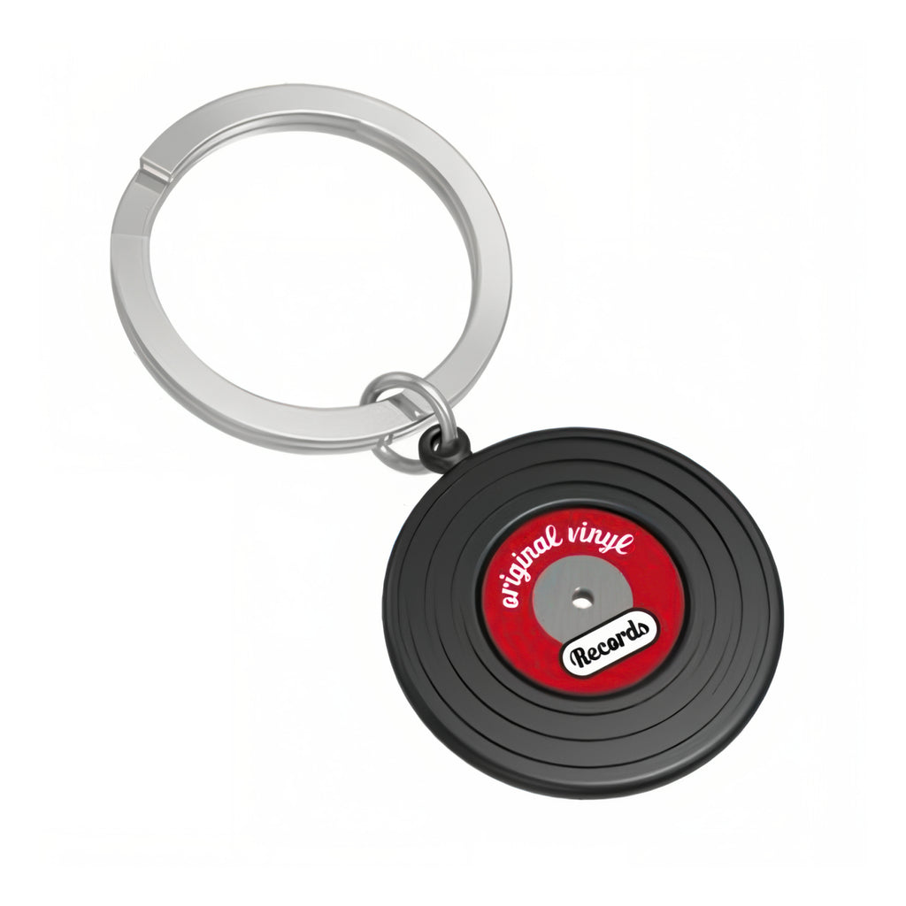 Vinyl Record Keychain.