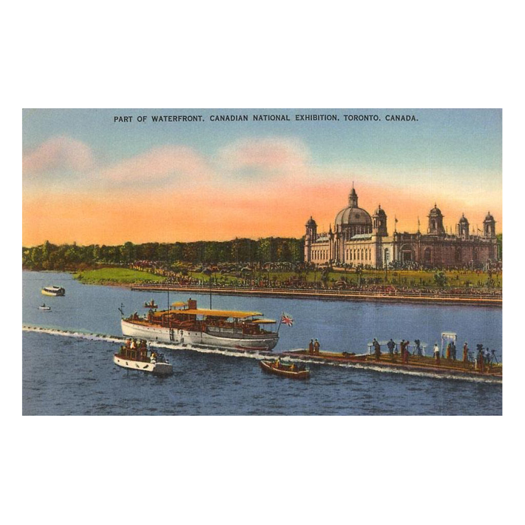 Waterfront Toronto Vintage Image Postcard.