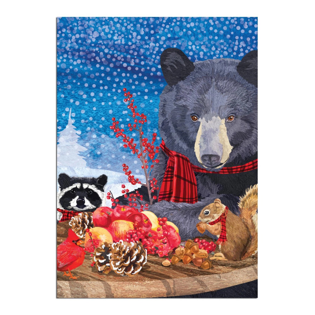 Welcome To The Table Bear Boxed Holiday Cards.