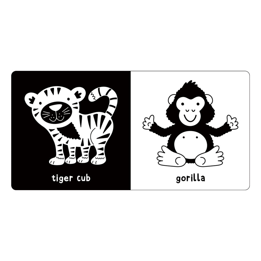 What Does Baby See? Baby Animals Book - spread 1.