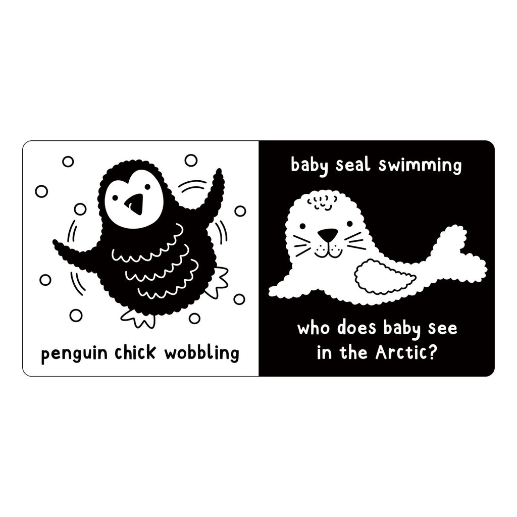 What Does Baby See? Baby Animals Book - spread 2.