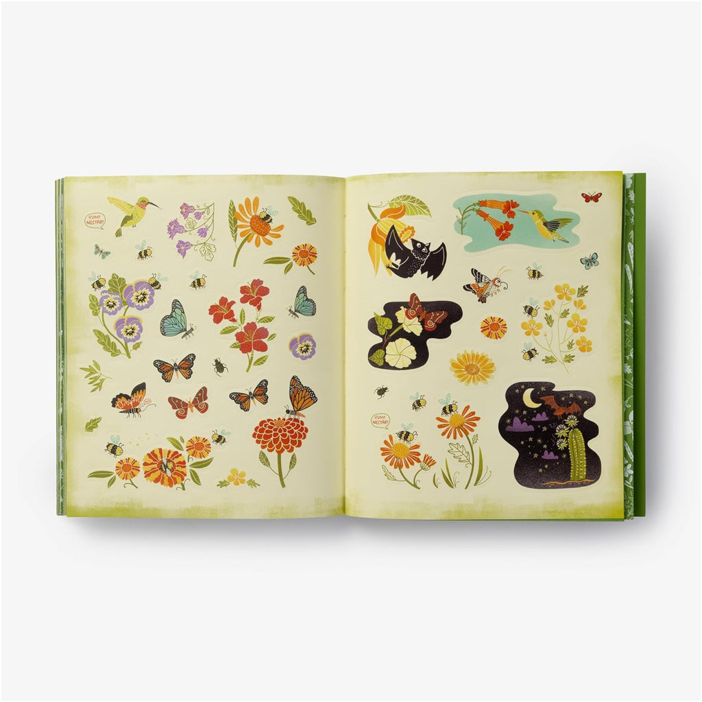 What's Inside A Garden? Stickerology - sample spread 1.