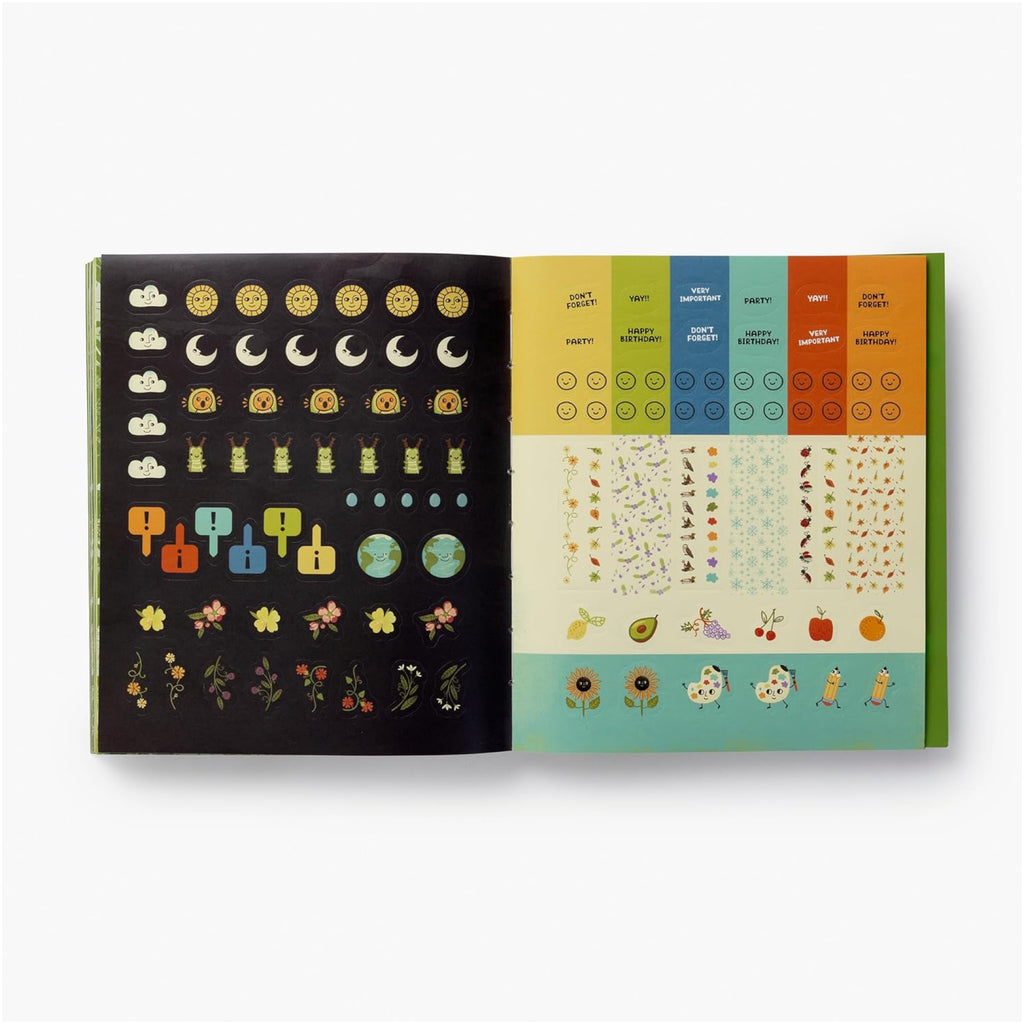 What's Inside A Garden? Stickerology - sample spread 2.