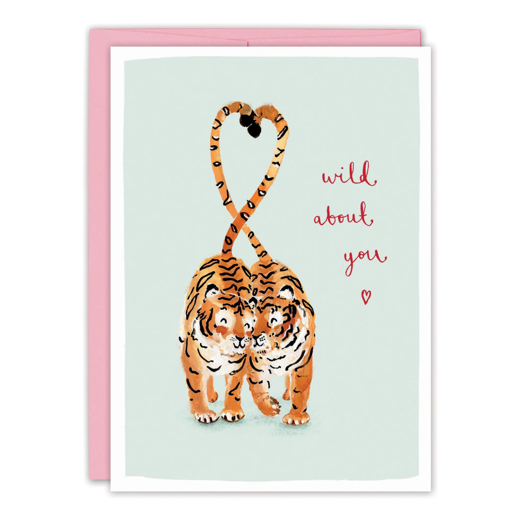 Wild About You Valentine's Day Card.