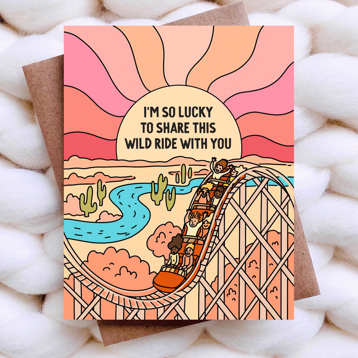 Wild Ride Love Card | Top Hat and Monocle – Outer Layer