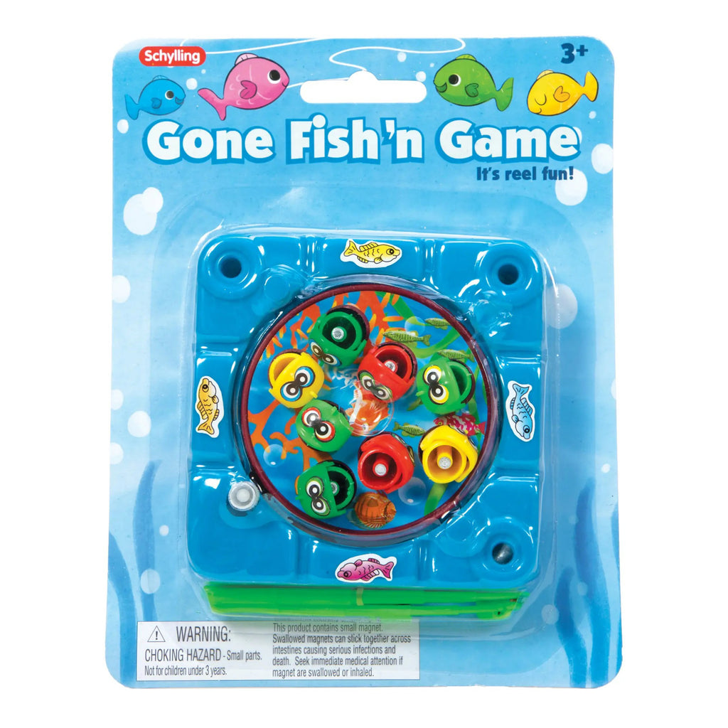 Wind Up Gone Fishing Game packaging.