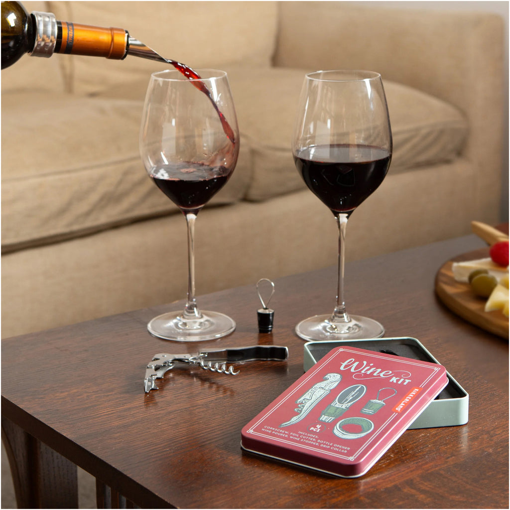 Wine Kit on table.