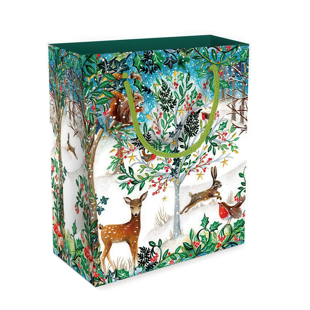 Winter Forest Glade Medium Gift Bag.