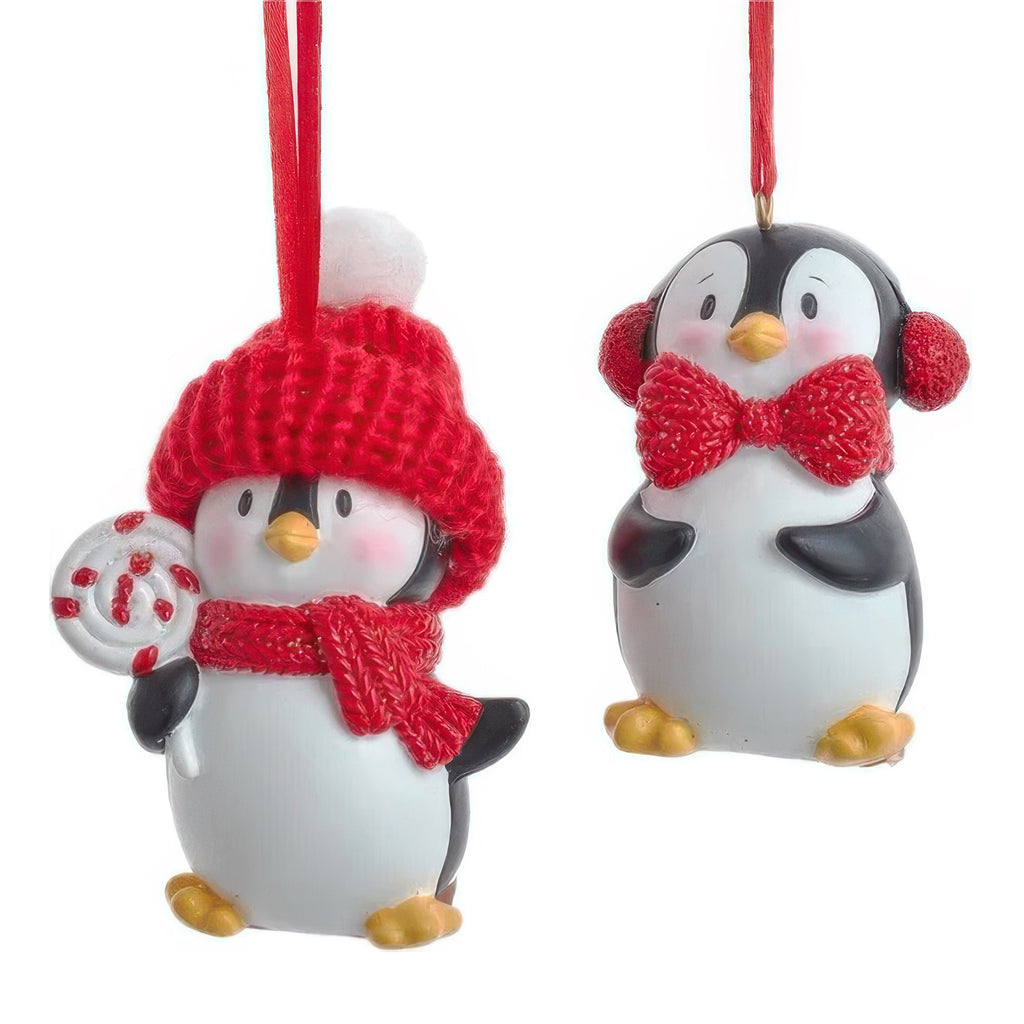 Winter Gear Penguin Ornament.