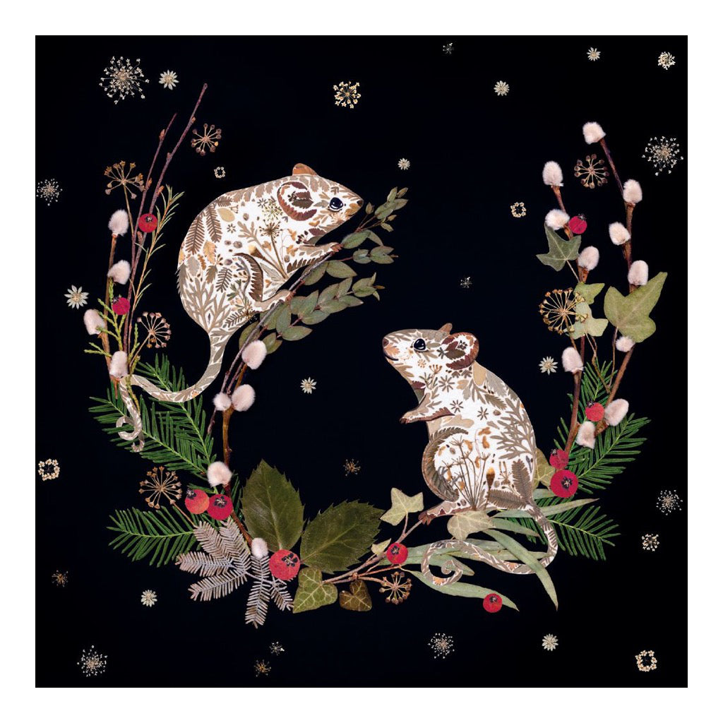 Winter Wild Press Boxed Christmas Cards mice.