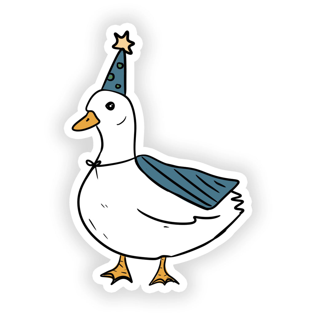 Wizard Duck Sticker.