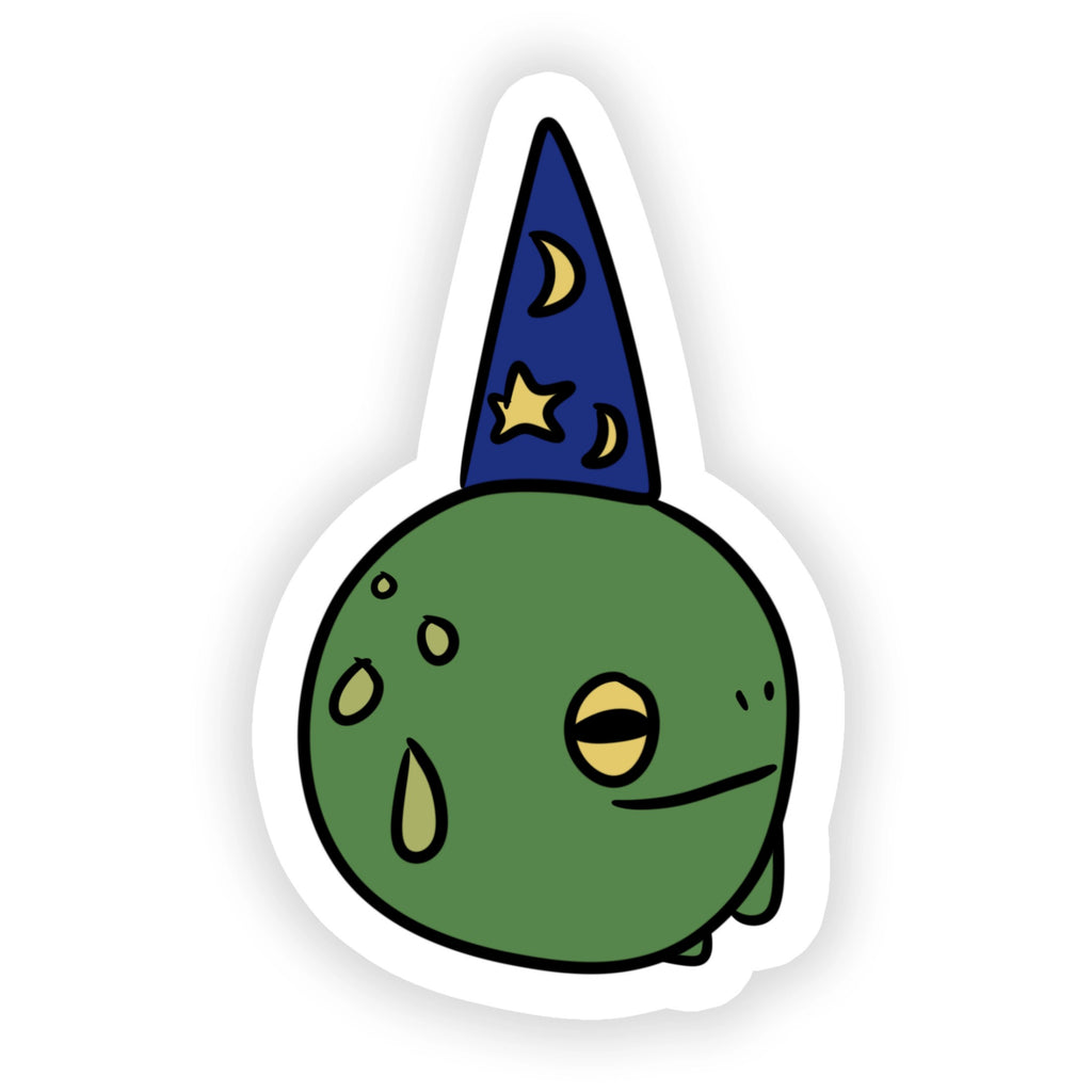 Wizard Frog Sticker.