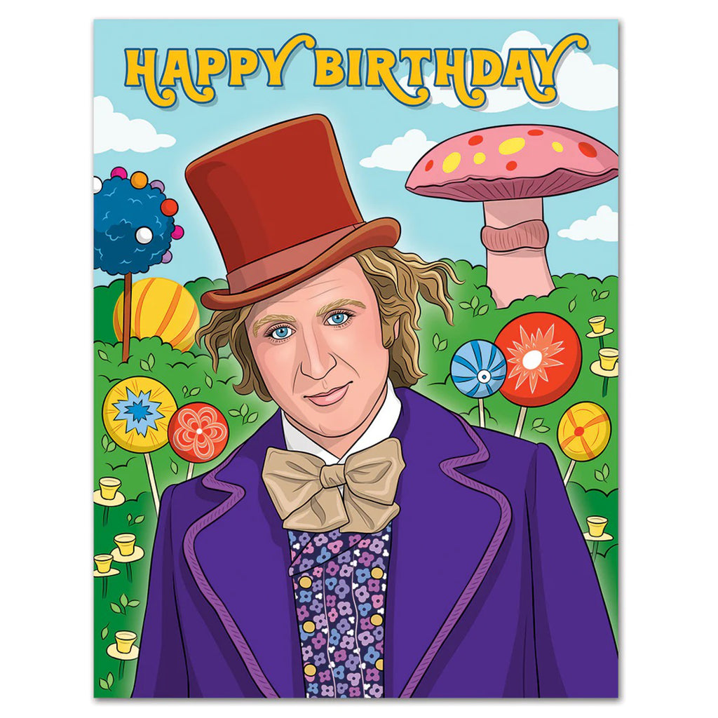 Wonka Birthday Card.