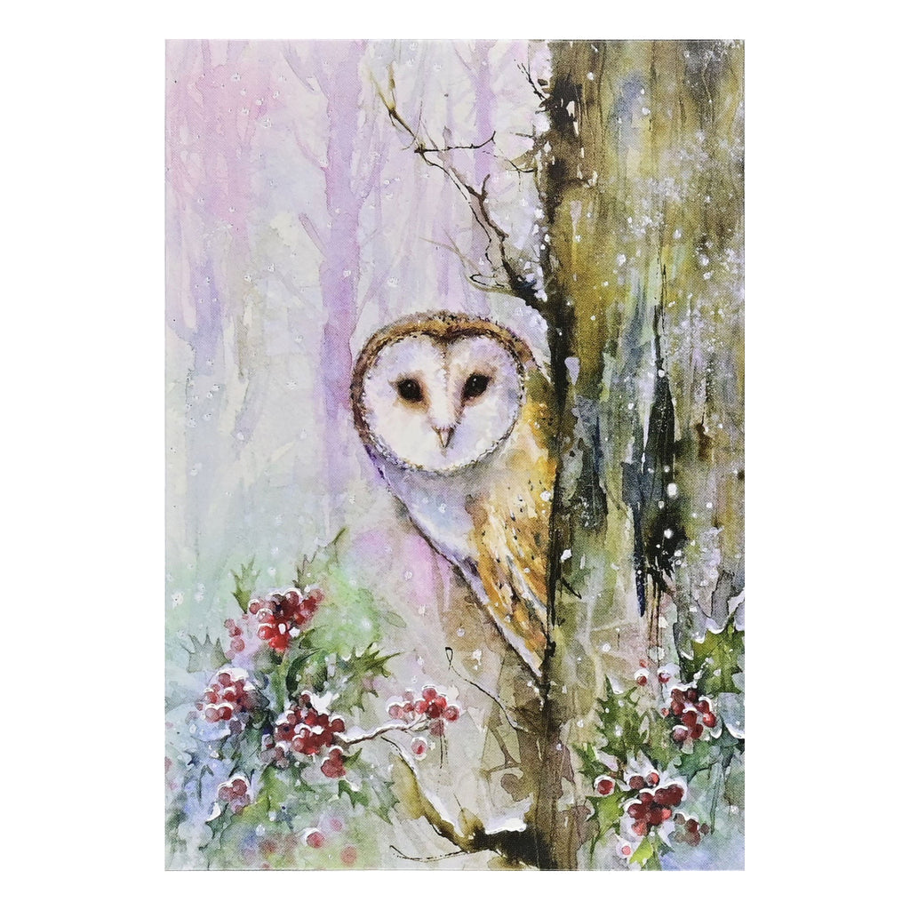 Woodland Owl Boxed Christmas Cards.