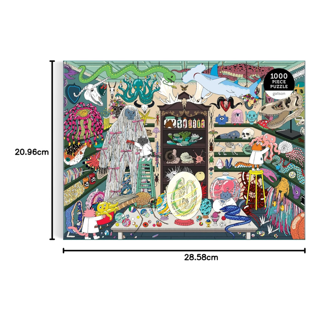 World Of Curiosities 1000 Piece Puzzle dimensions.