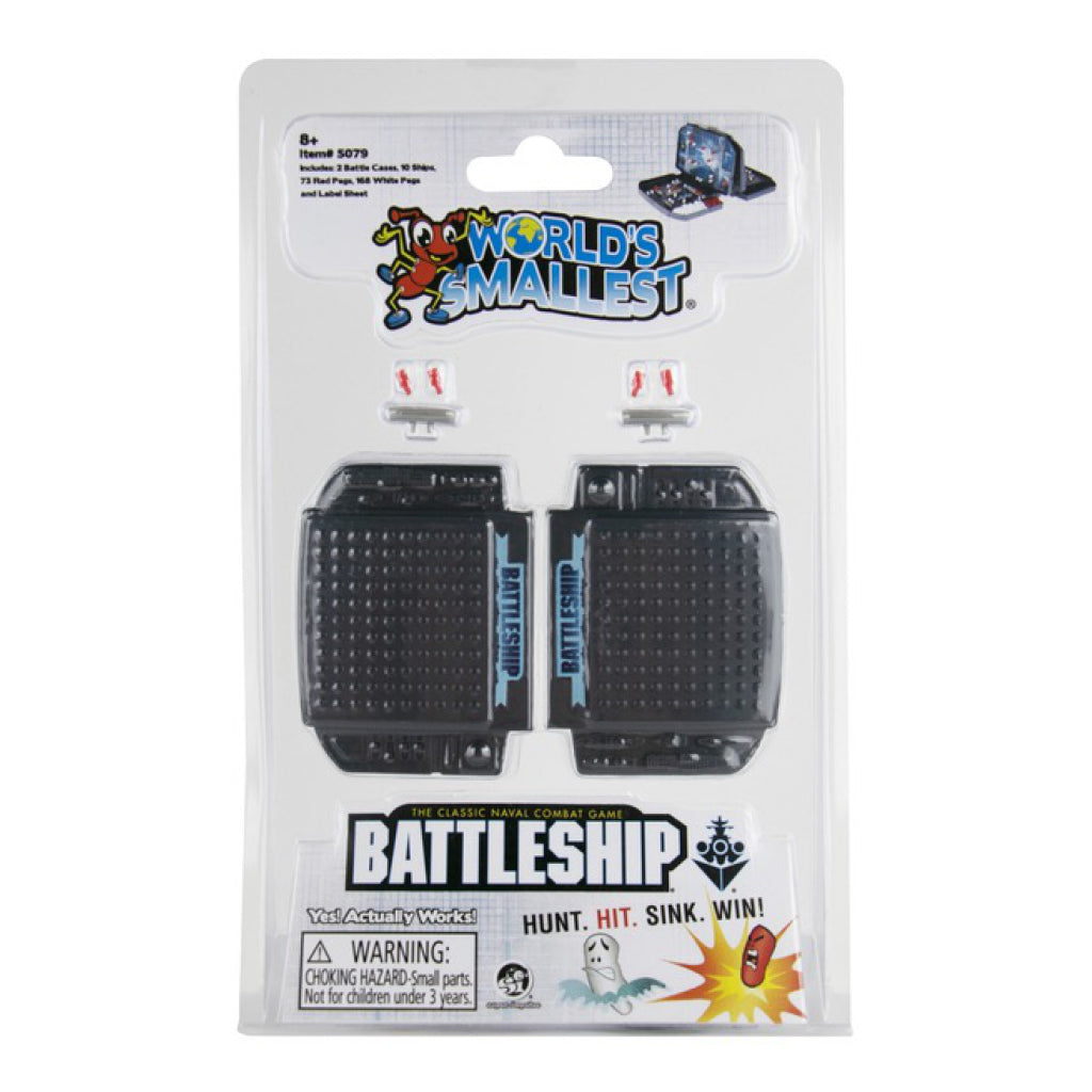 World's Smallest Battleship packaging.