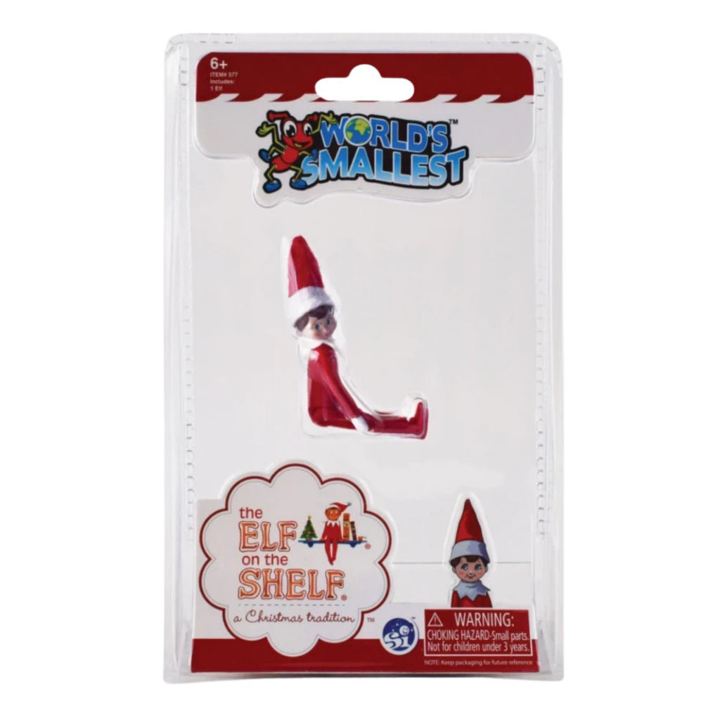 World's Smallest Elf on a Shelf packaging.