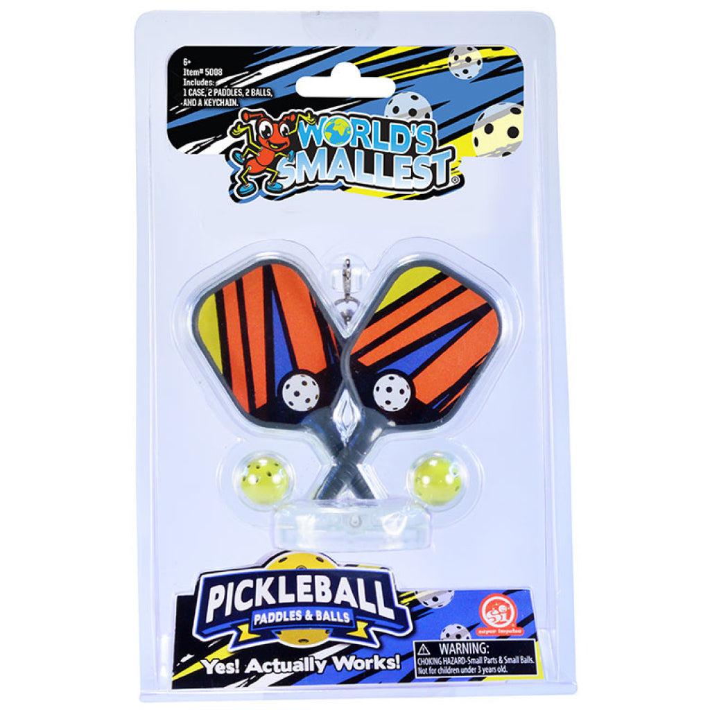 World's Smallest Pickleball packaging.