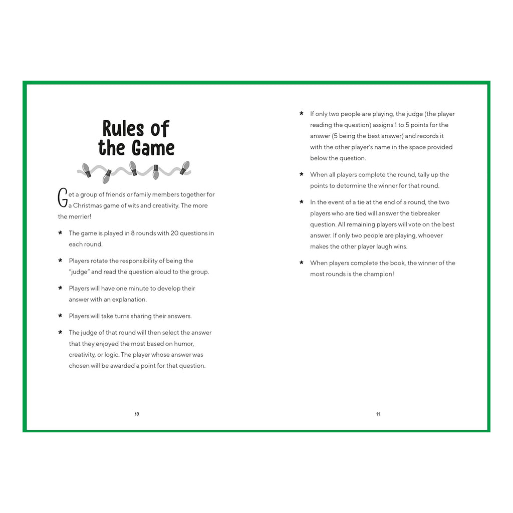 Would You Rather? Christmas Edition - sample spread 2.
