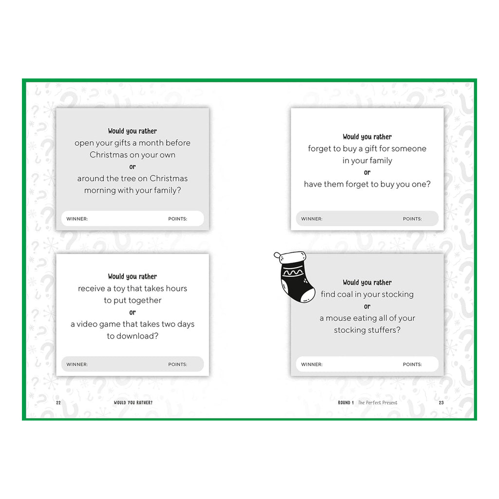 Would You Rather? Christmas Edition - sample spread 3.