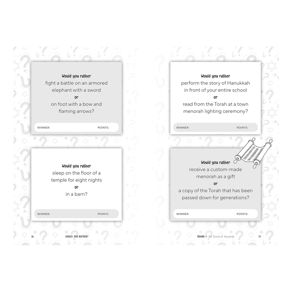 Would You Rather? Hanukkah Edition - sample spread 4.