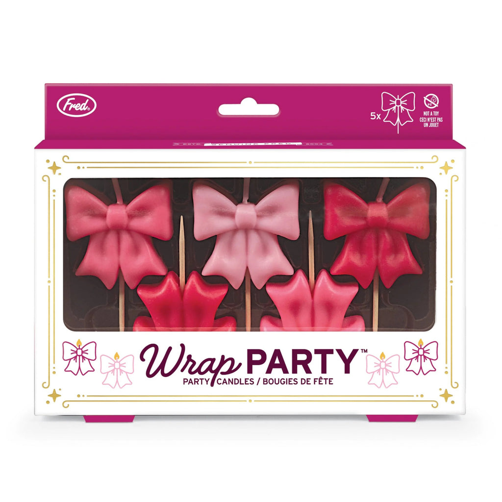 Wrap Party Bow Birthday Candles packaging.