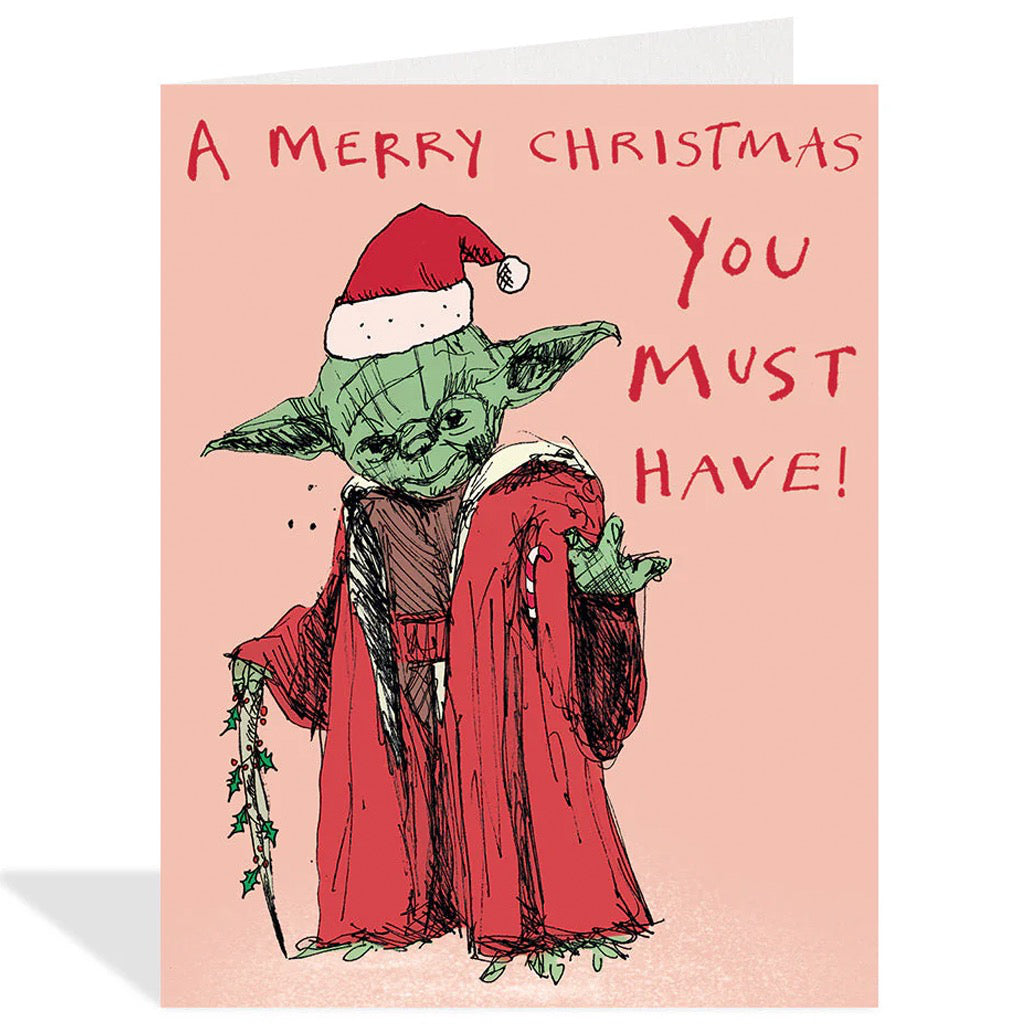 Yoda Christmas Card.