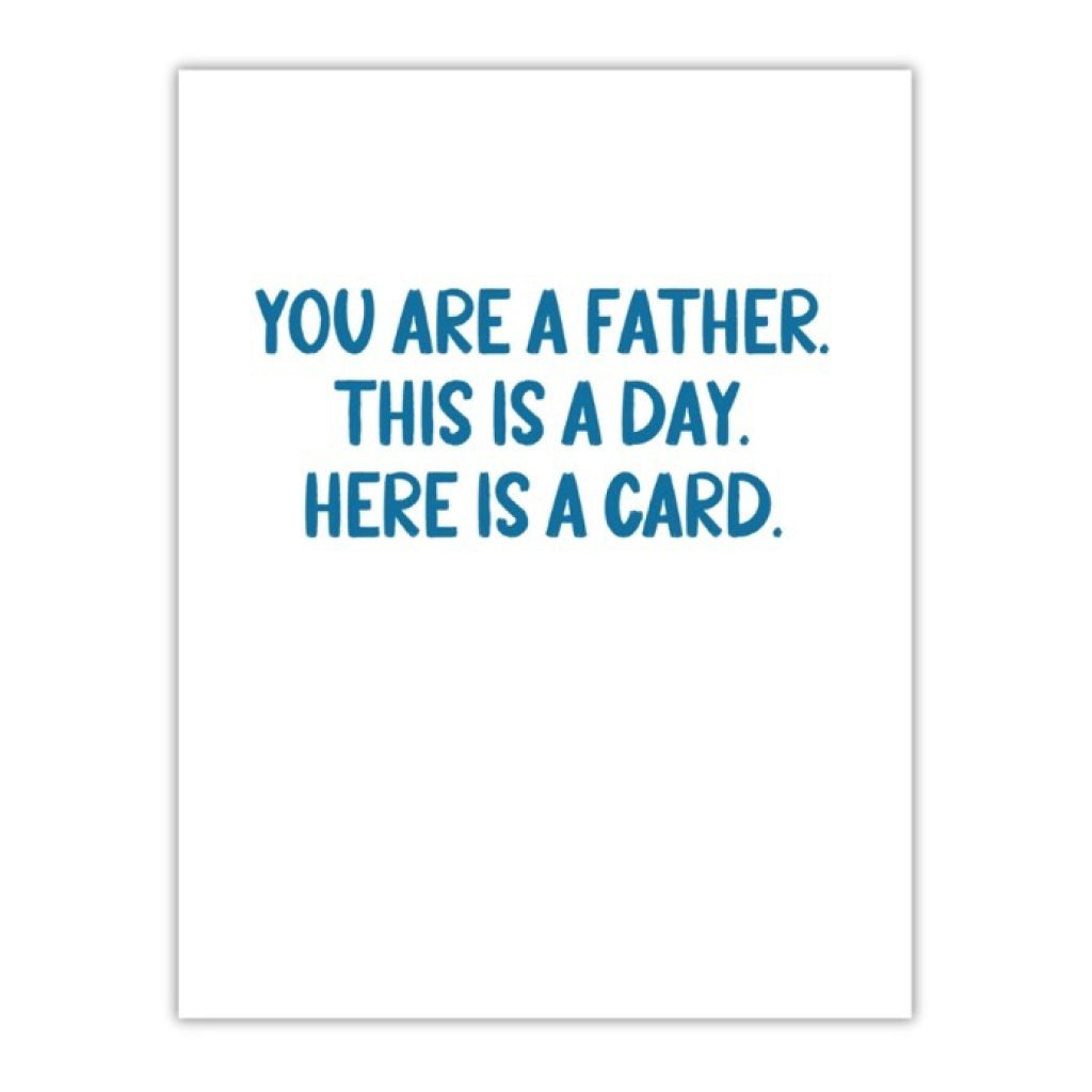 You Are A Father Card.