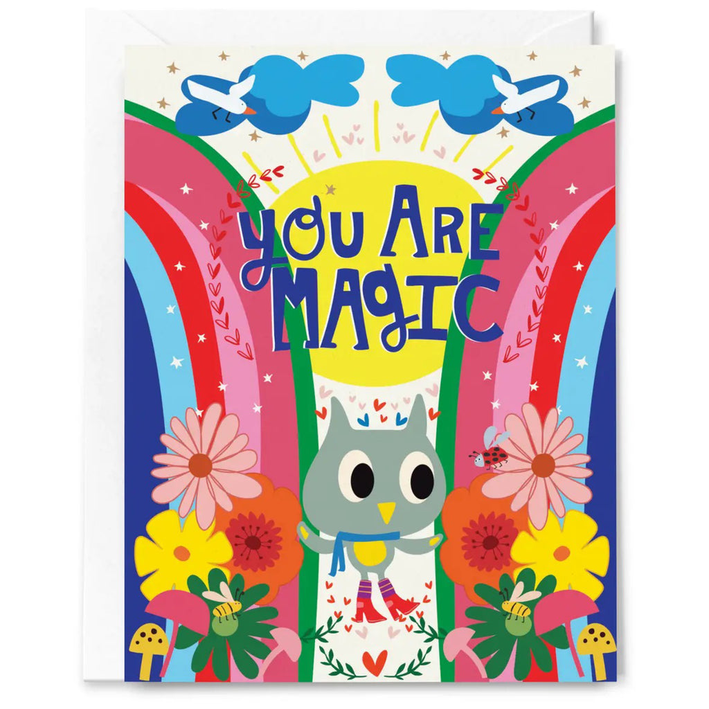 You Are Magic Colourful Friendship Card.