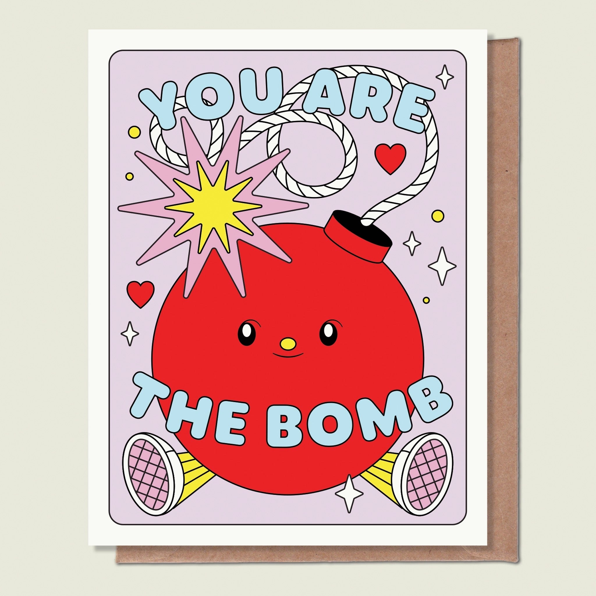 Bomb.com You Are The Bomb Greeting Card | Epée Lapin Studio – Outer Layer