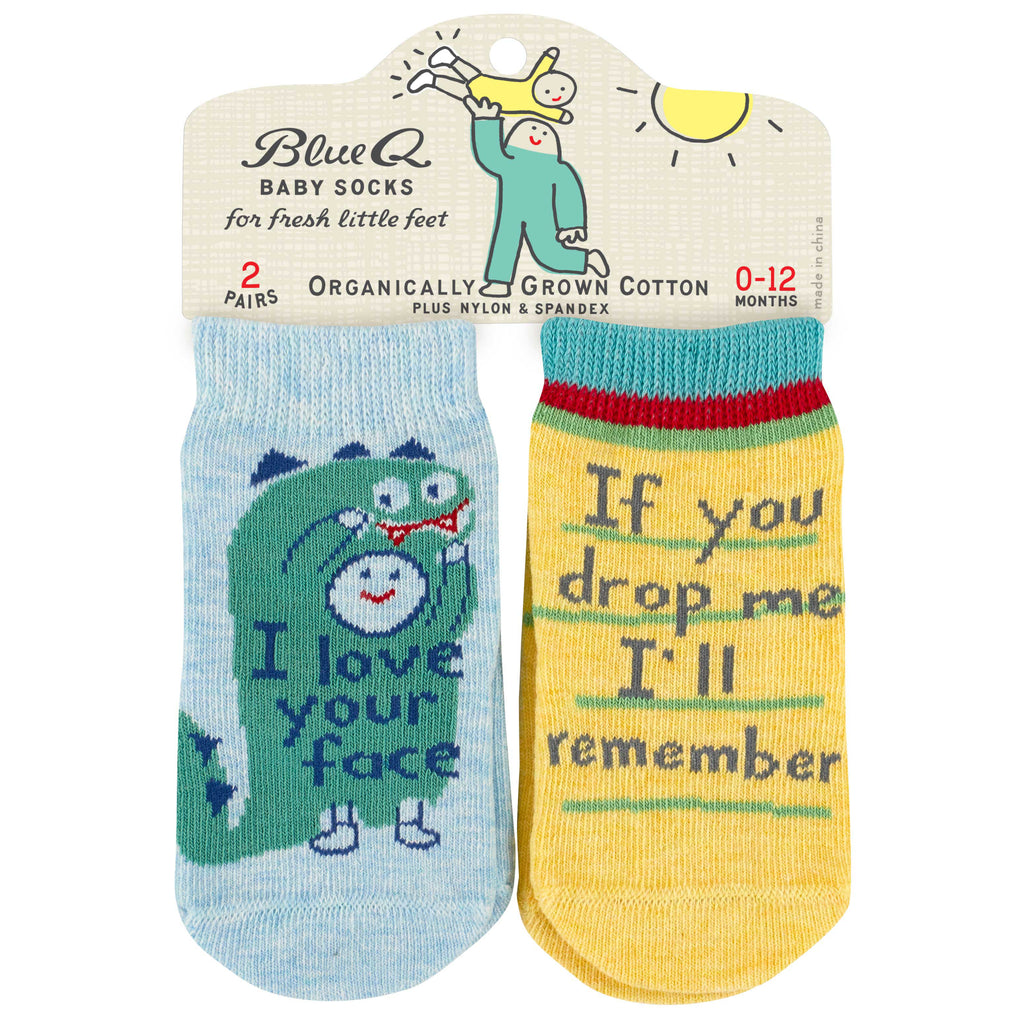 Your Face/Drop Me Baby Socks.