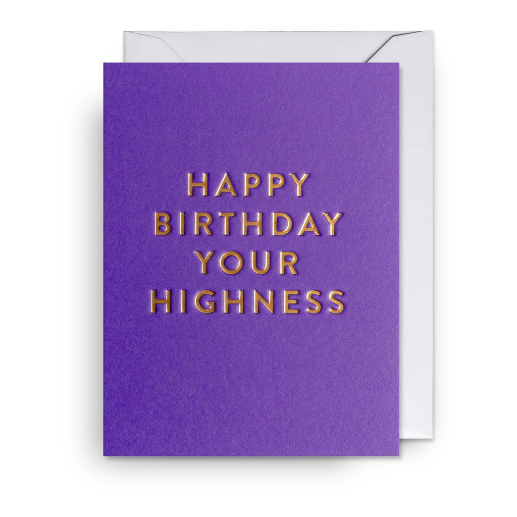 Your Highness Mini Birthday Card.