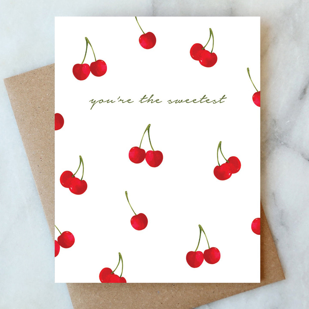 You're The Sweetest Cherries Card.