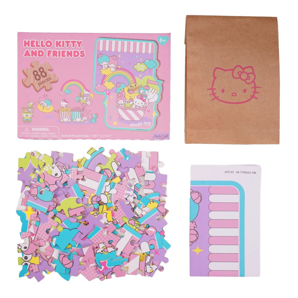 Yummy Delights Hello Kitty And Friends Jigsaw Puzzle contents.