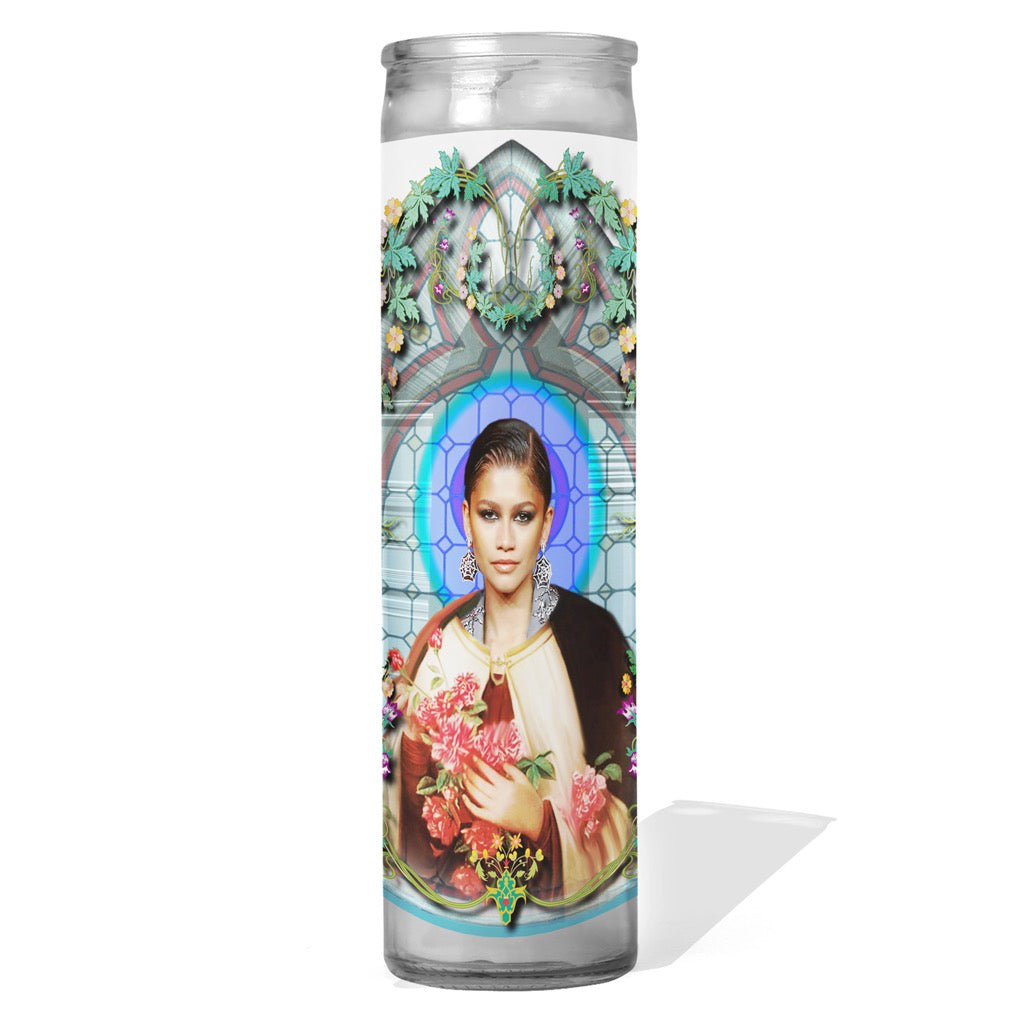 Zendaya Celebrity Prayer Candle.