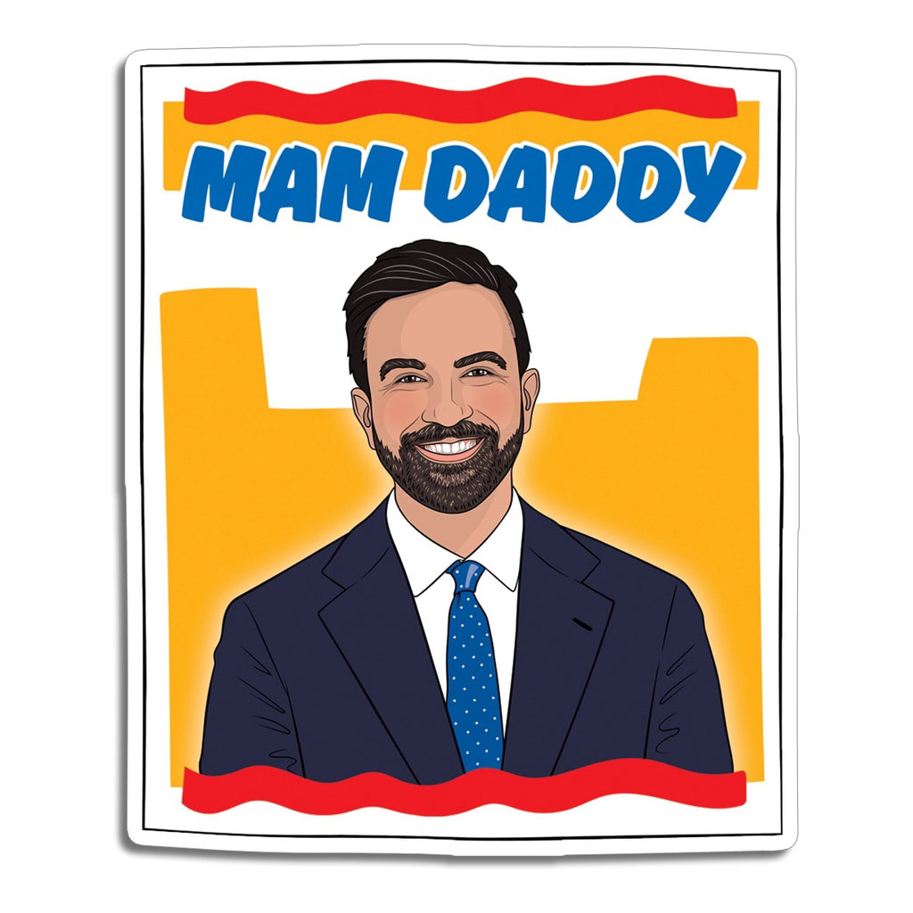 Zohran Mamdaddy NYC Die Cut Sticker.