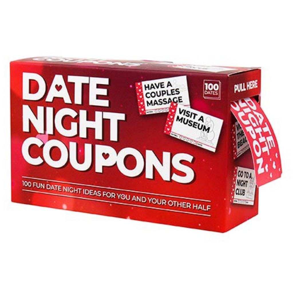 100 Date Night Coupons packaging.