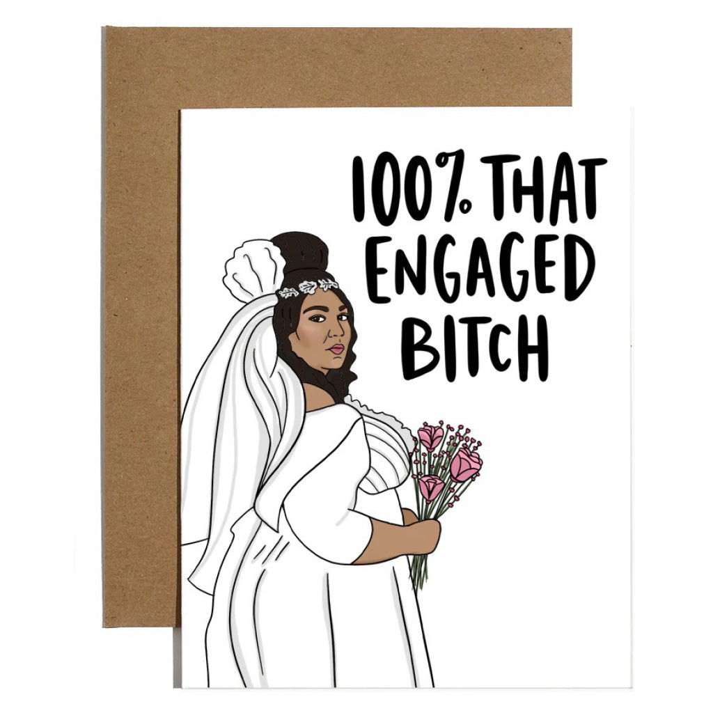 100 That Engaged Bitch Lizzo Card