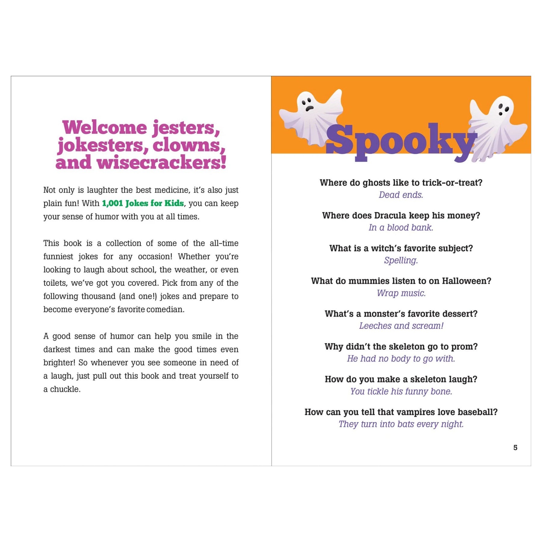 Introduction Joke 1001 Jokes For Kids | Peter Pauper Press – Outer Layer