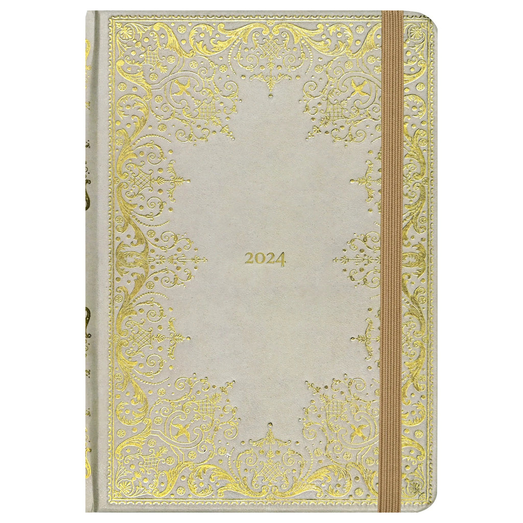 2023-24 Gilded Ivory Weekly Planner 16 Months.